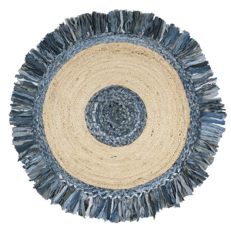 Safavieh Cape Cod 3'-0" x 3'-0" Rug in Ivory / Denim