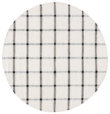 Safavieh Montauk 6'-0" x 6'-0" Rug in Ivory / Black