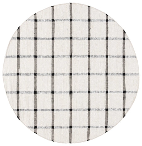 Safavieh Montauk 6'-0" x 6'-0" Rug in Ivory / Black