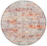 Safavieh Madison 900 6'-7" x 6'-7" Rug in Light Grey / Light Blue