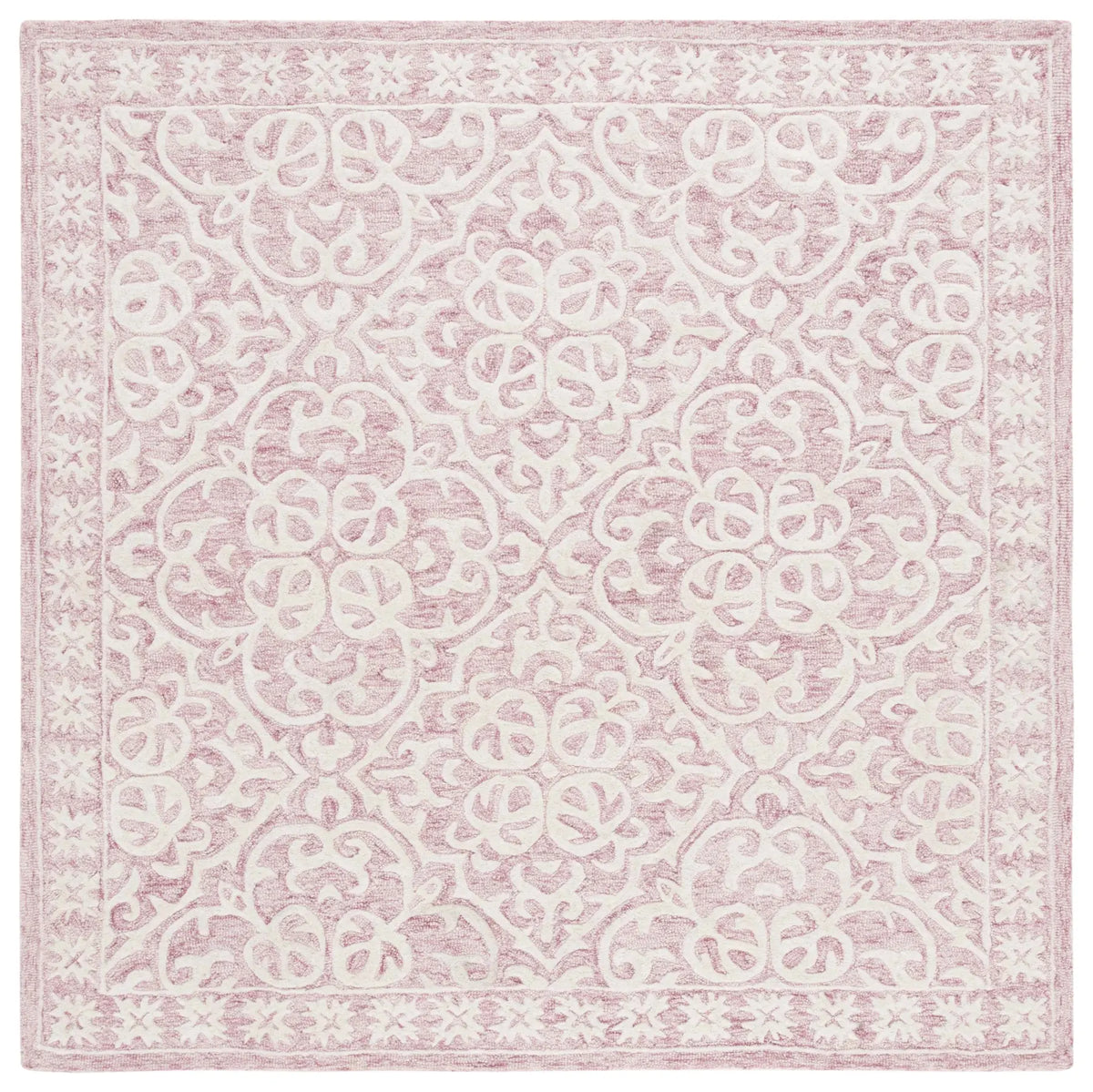 Safavieh Metro 6'-0" x 6'-0" Rug in Pink / Ivory