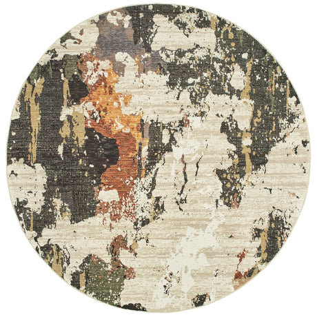 Oriental Weavers Sphinx Evolution 7770J Beige/Charcoal Rugs - main flat