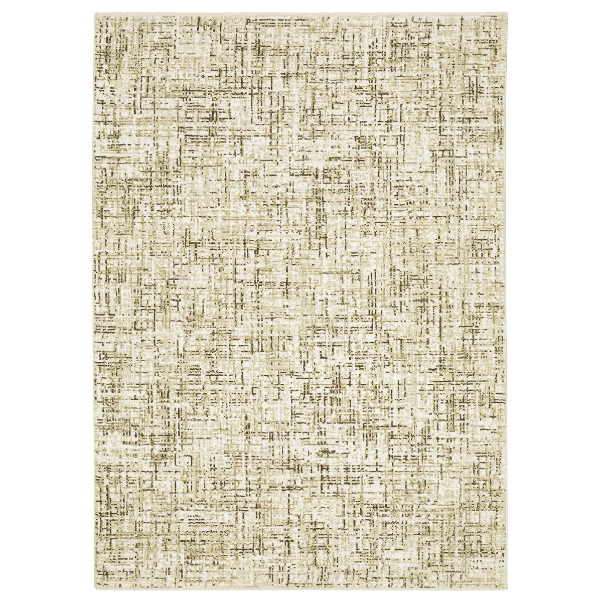 Oriental Weavers Sphinx Reed Re03A Ivory/ Brown Rug - main flat