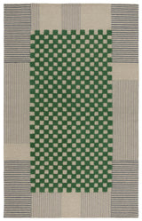 Safavieh Genre 4'-0" x 6'-0" Rug in Grey / Green
