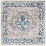 Safavieh Rosewood 6'-7" x 6'-7" Rug in Ivory / Green