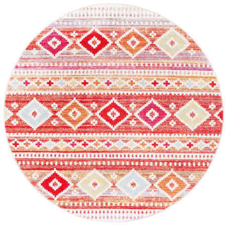 Safavieh Adirondack 6'-0" x 6'-0" Rug in Rust / Ivory