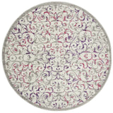 Safavieh Skyler 6'-7" x 6'-7" Rug in Ivory / Pink