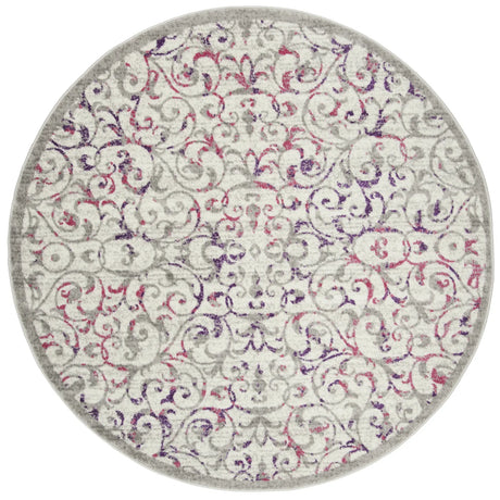 Safavieh Skyler 6'-7" x 6'-7" Rug in Ivory / Pink