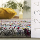 Safavieh Fiesta Shag 4'-0" x 6'-0" Rug in Multi