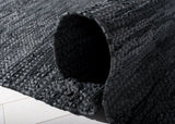 Safavieh Vintage Leather 4'-0" x 6'-0" Rug in Black / Grey