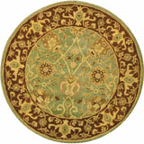 Safavieh Antiquity 3'-6" x 3'-6" Rug in Green / Brown