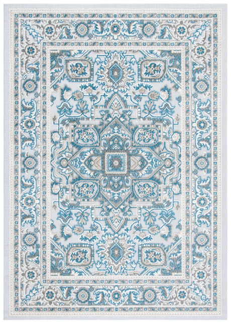 Safavieh Cabana 4'-5" x 6'-5" Rug in Navy / Grey