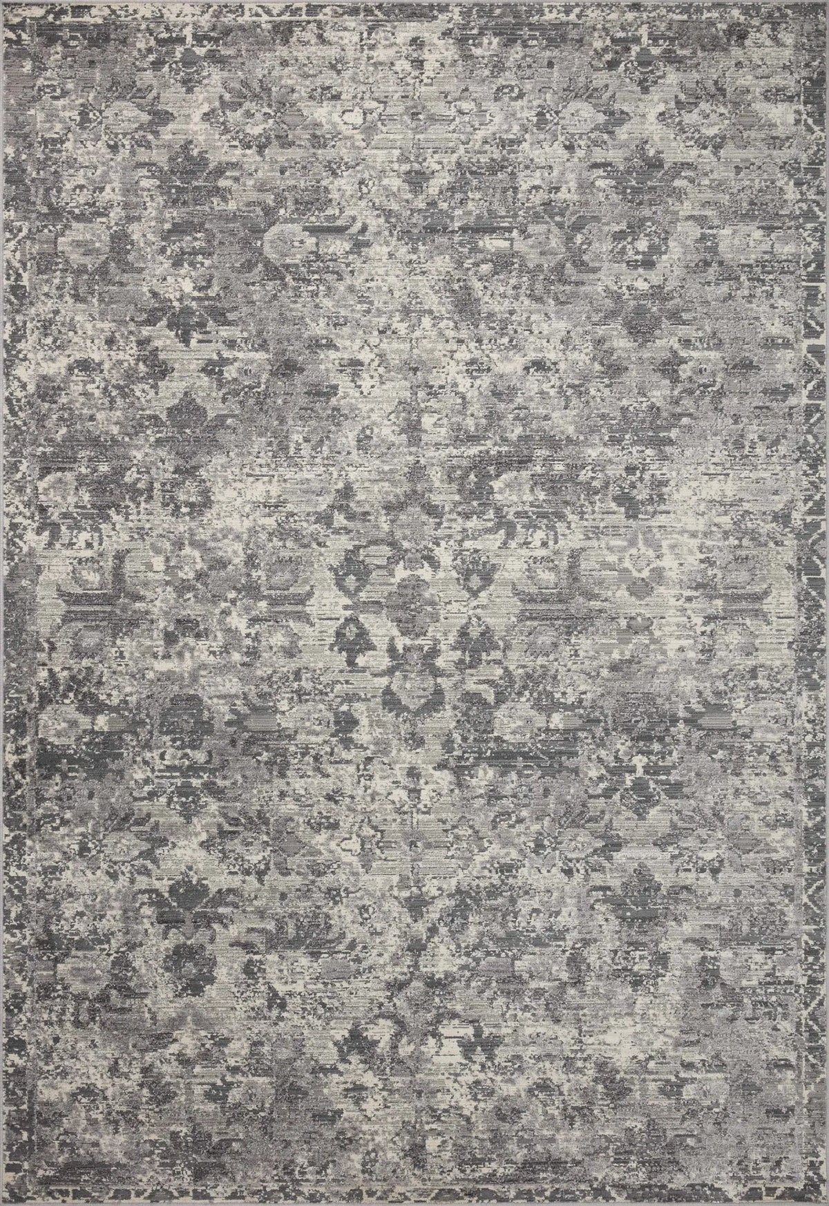 Loloi Indra Ina-04 Charcoal/Silver Rug - main flat
