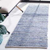 Safavieh Natura 2'-3" x 8'-0" Rug in Blue / Light Grey