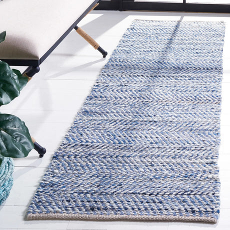 Safavieh Natura 2'-3" x 8'-0" Rug in Blue / Light Grey