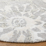 Safavieh Glamour 6'-0" x 6'-0" Rug in Silver / Ivory