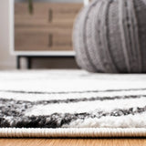 Safavieh Adirondack 4'-0" x 6'-0" Rug in Ivory / Charcoal