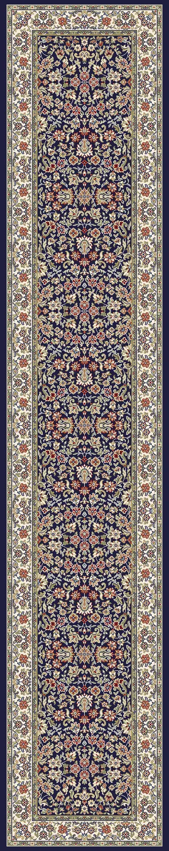 Dynamic Rugs Ancient Garden 57078 Blue / Ivory Rugs - Runner