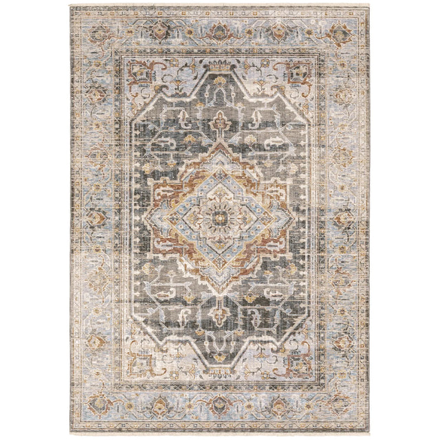 Oriental Weavers Sphinx Maharaja 1803X Charcoal/Blue Rugs - main flat