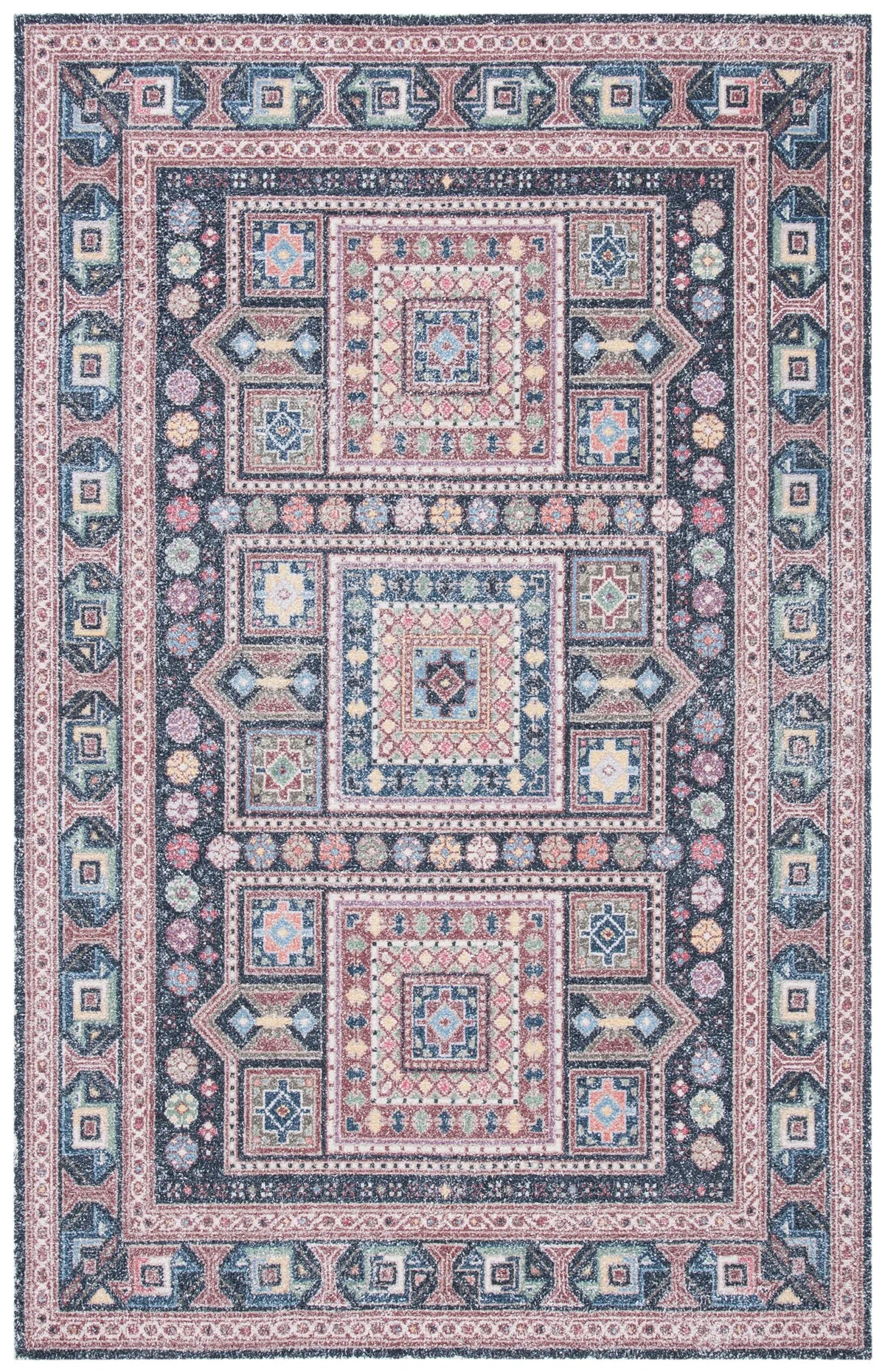 Safavieh Classic Vintage 4'-0" x 6'-0" Rug in Rust / Green