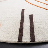 Safavieh Rodeo Drive 6'-0" x 6'-0" Rug in Ivory / Rust