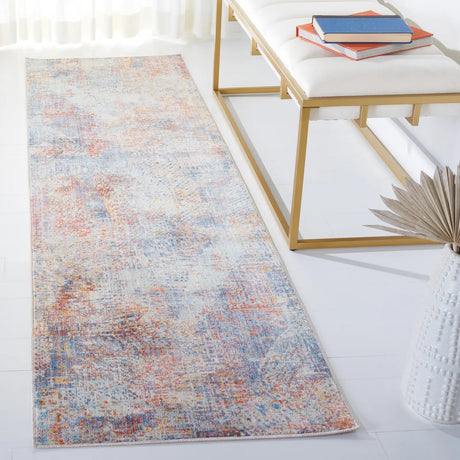 Safavieh Vintage Persian 2'-2" x 8'-0" Rug in Blue / Rust