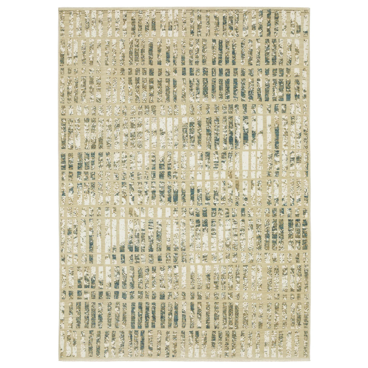 Oriental Weavers Sphinx Reed Re12W Ivory/ Blue Rug - main flat