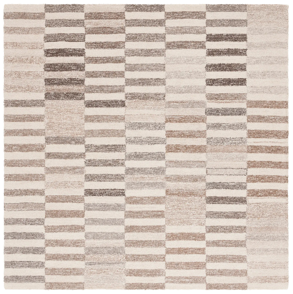 Safavieh Ebony 6'-0" x 6'-0" Rug in Beige / Ivory