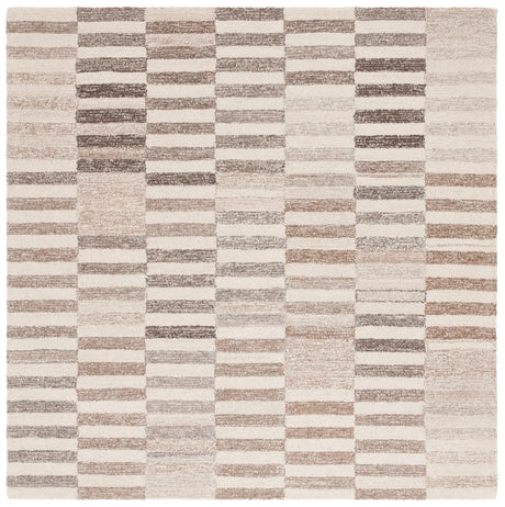 Safavieh Ebony 6'-0" x 6'-0" Rug in Beige / Ivory
