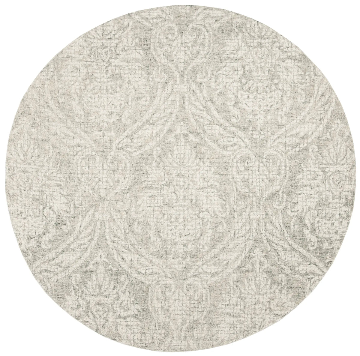 Safavieh Abstract 6'-0" x 6'-0" Rug in Grey / Ivory