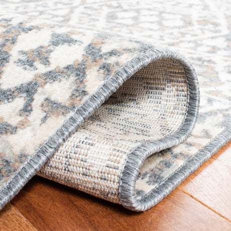 Safavieh Pyramid 10'-0" x 14'-0" Rug in Ivory / Charcoal