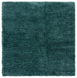 Safavieh Fontana Shag  800 6'-7" x 6'-7" Rug in Dark Green