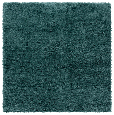 Safavieh Fontana Shag  800 6'-7" x 6'-7" Rug in Dark Green