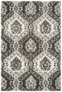Safavieh Blossom 4'-0" x 6'-0" Rug in Charcoal / Ivory