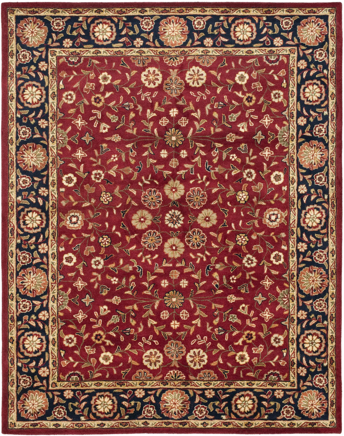 Safavieh Heritage 9'-6" x 13'-6" Rug in Red / Navy