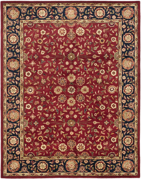 Safavieh Heritage 9'-6" x 13'-6" Rug in Red / Navy