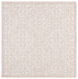 Safavieh Martha Stewart 6'-0" x 6'-0" Rug in Ivory / Pink