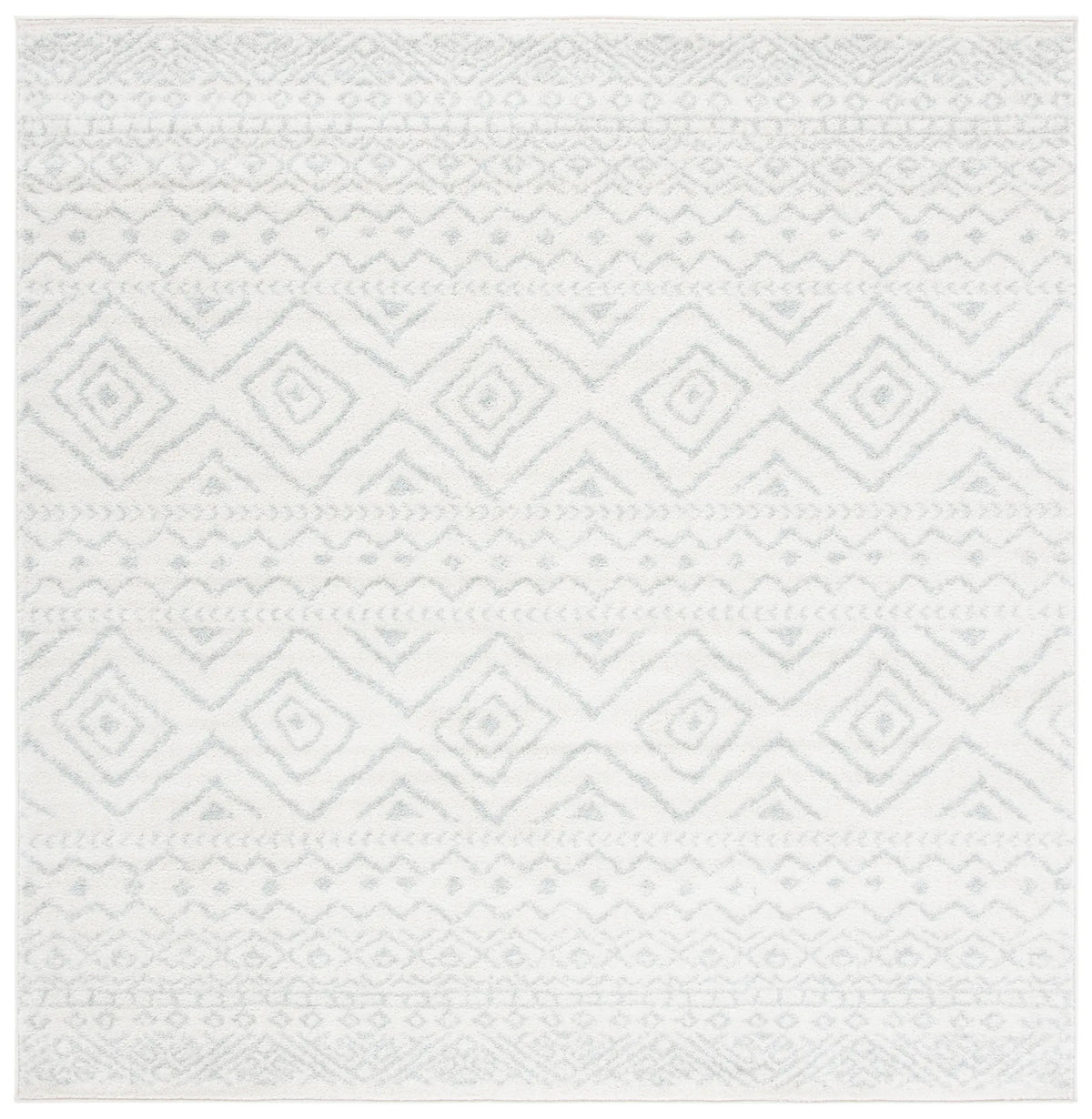 Safavieh Tulum 6'-7" x 6'-7" Rug in Ivory / Light Grey