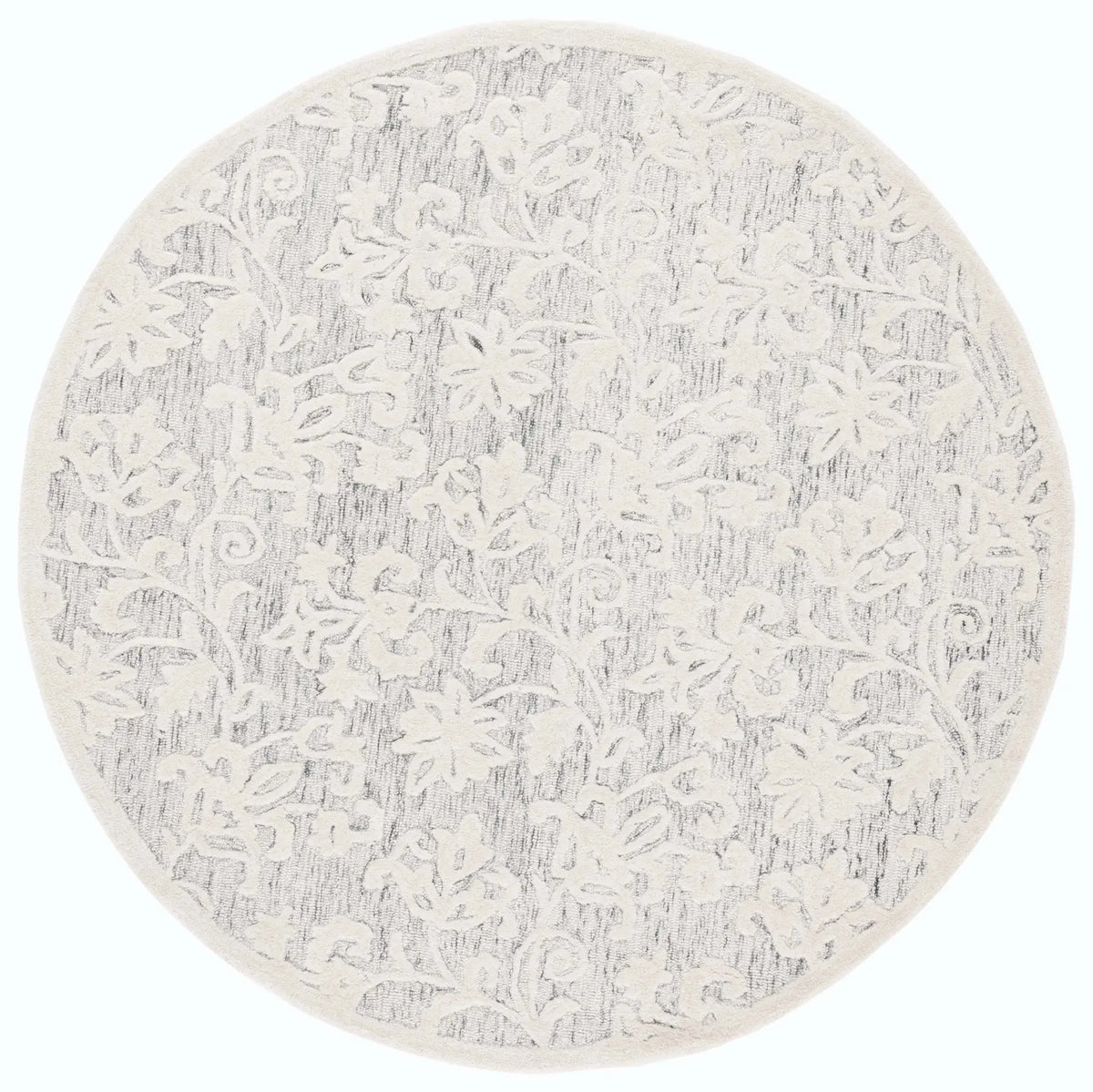 Safavieh Martha Stewart 6'-0" x 6'-0" Rug in Grey / Ivory