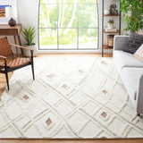 Safavieh Casablanca 10'-0" x 14'-0" Rug in Ivory / Brown