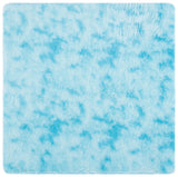 Safavieh Rainbow Shag 4'-0" x 4'-0" Rug in Aqua