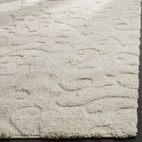Safavieh Florida Shag 5'-3" x 7'-6" Rug in Creme / Creme