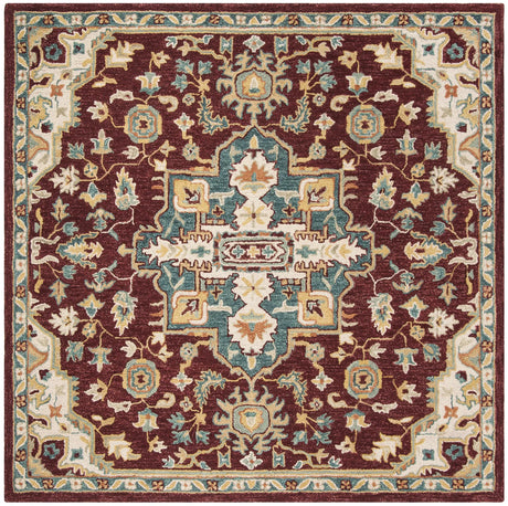 Safavieh Aspen 7'-0" x 7'-0" Rug in Red / Blue