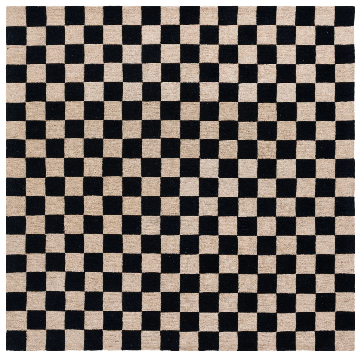 Safavieh Martha Stewart 6'-0" x 6'-0" Rug in Black / Beige