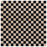 Safavieh Martha Stewart 6'-0" x 6'-0" Rug in Black / Beige