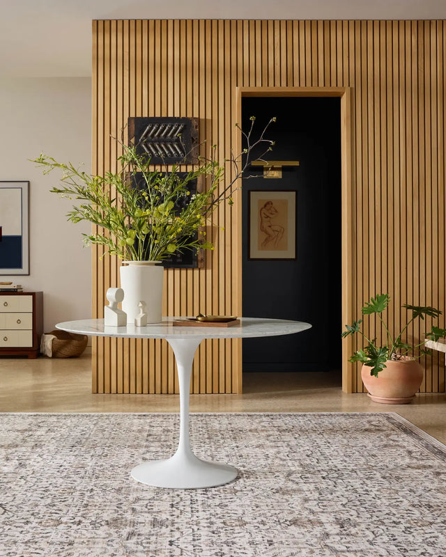 Loloi Anniston ANS-01 Ivory / Stone Rug - room scene 1