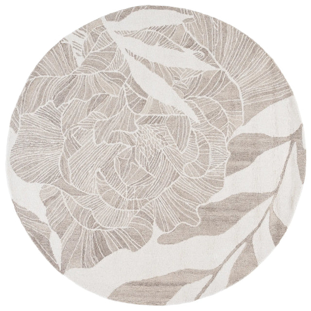 Safavieh Jardin 6'-0" x 6'-0" Rug in Ivory / Beige
