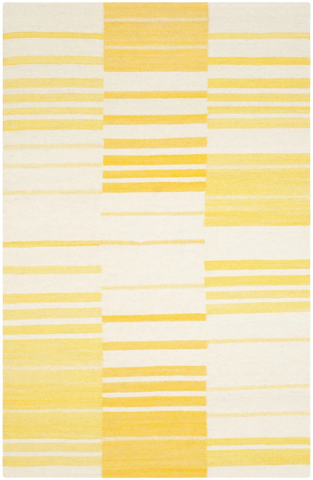 Safavieh Kilim 4'-0" x 6'-0" Rug in Gold / Ivory