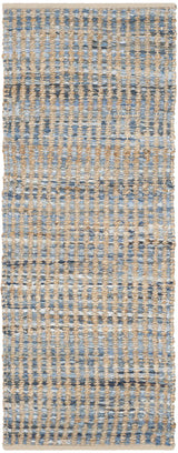 Safavieh Cape Cod 2'-3" x 6'-0" Rug in Natural / Blue