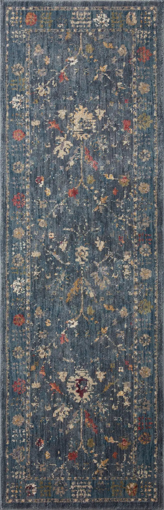 Loloi Giada Gia-06 Denim/Multi Rugs - runner flat